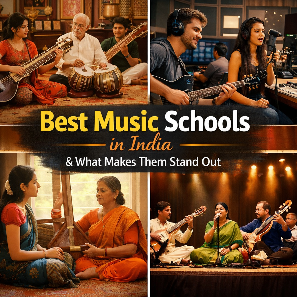 Best music schools in india & what makes them stand out