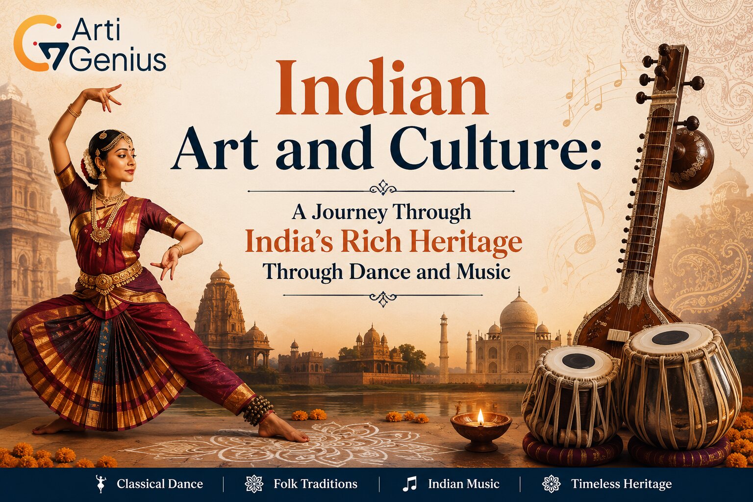 Indian Art and Culture: A Journey Through India’s Rich Heritage Through Dance and Music